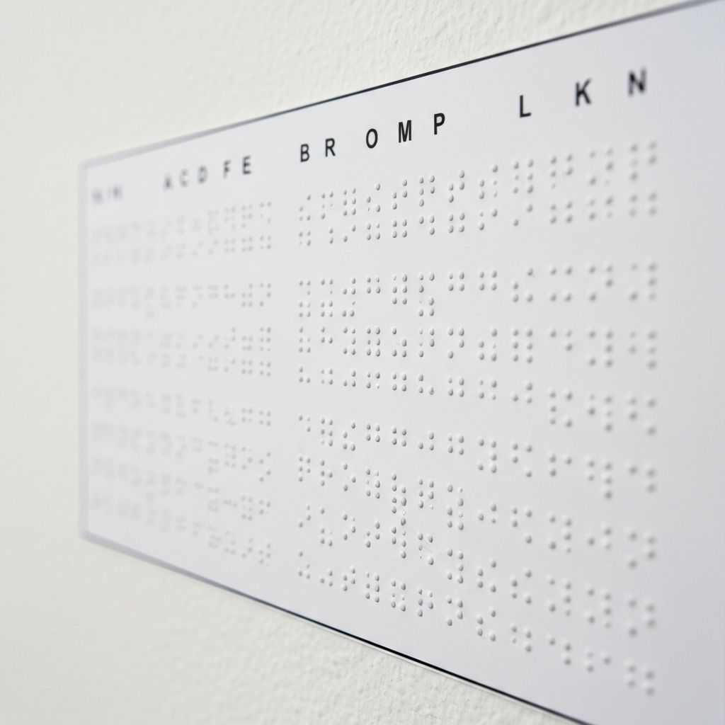 Braille Alphabet Chart