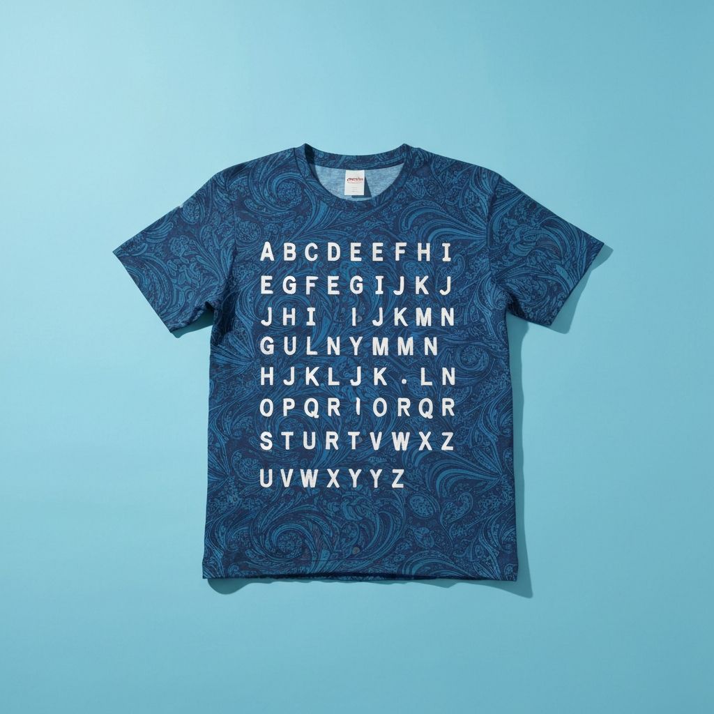 Braille Alphabet T-Shirt