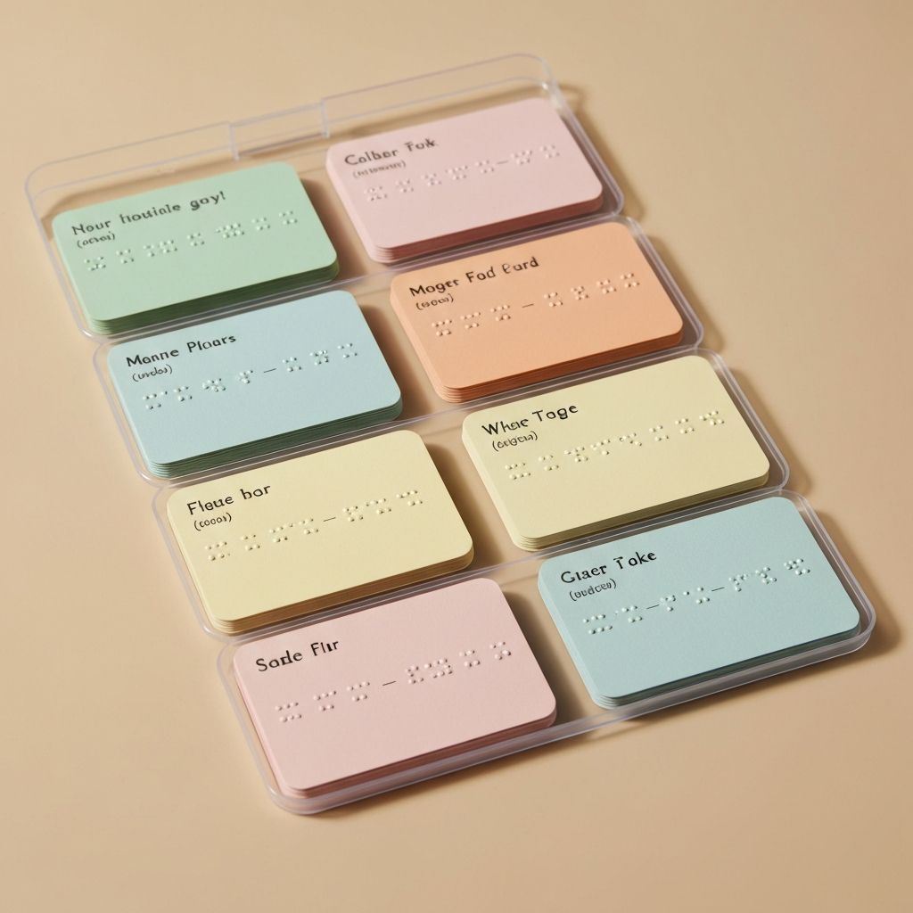 Braille Flash Cards