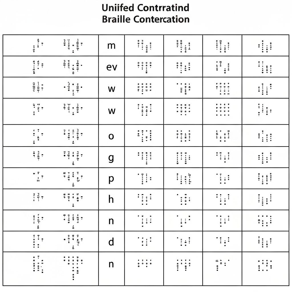 Unified English Braille Contractions